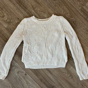 White Knit Sweater